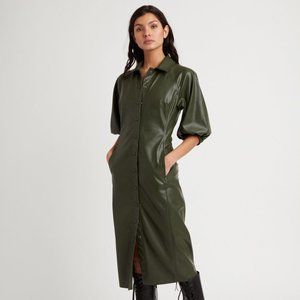 NEW Choosy Allegra Faux Leather Dress
